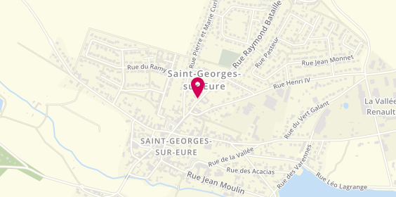 Plan de Coiffure Claude RASORI, 13 Bis Rue Raymond Bataille, 28190 Saint-Georges-sur-Eure