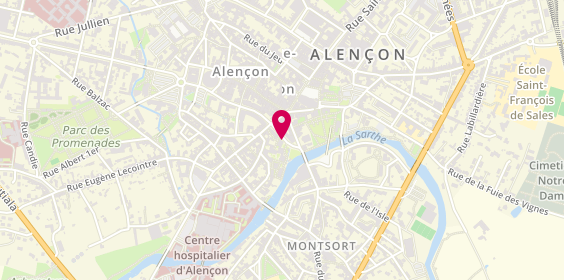 Plan de L'd Coiff, 13 rue Maréchal de Lattre de Tassigny, 61000 Alençon
