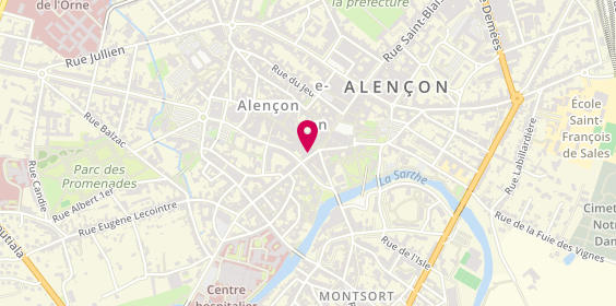 Plan de Top Coiffure, 74 Grande Rue, 61000 Alençon