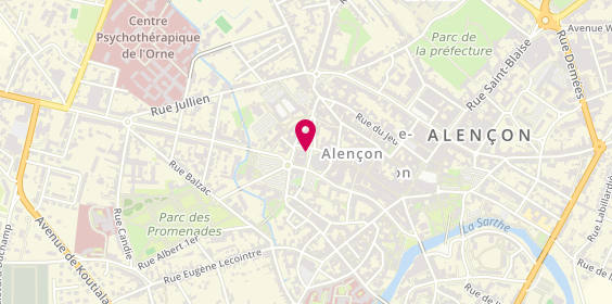 Plan de L'Endroit, 76 place de la Halle au Blé, 61000 Alençon
