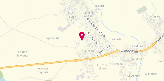 Plan de SORNETTE Magalie, 12 ruelle de la Piquelle, 52220 Rives-Dervoises