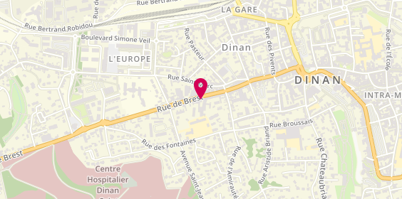 Plan de Coiff'Eco, 37 Rue de Brest, 22100 Dinan