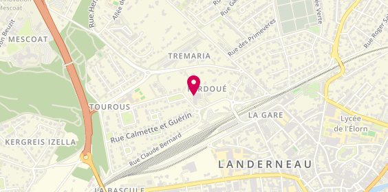 Plan de La Loge By Audrey, 30 Rue Claude Bernard, 29800 Landerneau