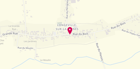 Plan de Emilie Coiffure A Domicile, Longeville Sur la Laines 2 Rue Bois Longeville Sur la Laines, 52220 Rives-Dervoises