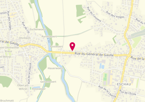 Plan de Lydéal Coiffure, 48 A Rue du Général de Gaulle, 67114 Eschau