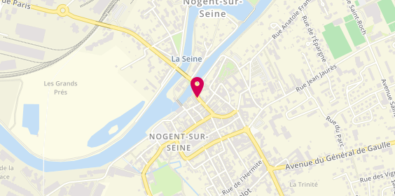 Plan de Coiffure Club, 6 Rue des Ponts, 10400 Nogent-sur-Seine