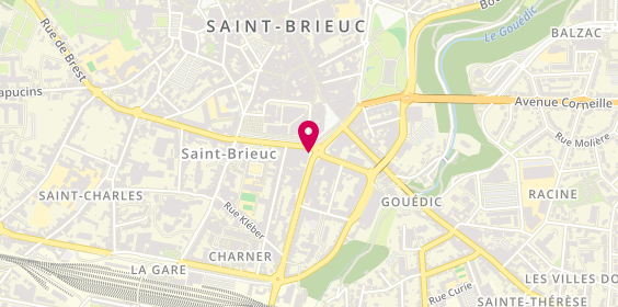Plan de Top Coiffure, 2 Boulevard Clemenceau, 22000 Saint-Brieuc