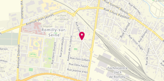 Plan de Syl-Dane, 25 Rue Gambetta, 10100 Romilly-sur-Seine