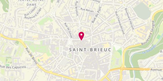 Plan de La Maison à Coiffer, 8 Rue Saint Benoît Box 8, 22000 Saint-Brieuc