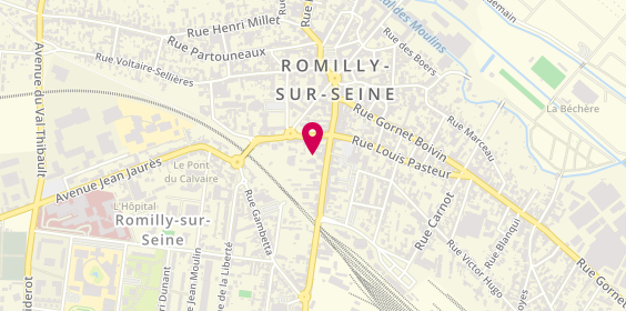 Plan de Coiffure Georges, 48 Rue de la Boule D&#039;Or, 10100 Romilly-sur-Seine