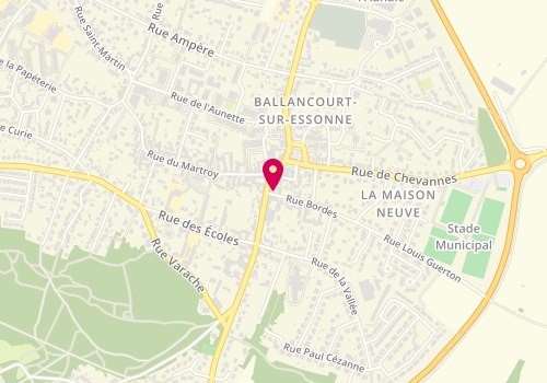 Plan de Extravaganza, 1 Rue Bordes, 91610 Ballancourt-sur-Essonne