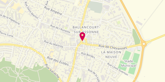 Plan de Barber Shop le Gaulois, 27 Rue du Général de Gaulle, 91610 Ballancourt-sur-Essonne