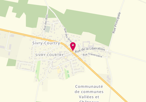 Plan de Oxygène Coiffure, 11 Bis Rue Route Nationale 105, 77115 Sivry-Courtry