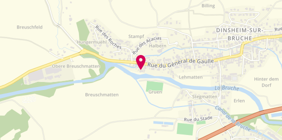 Plan de AUBRY Sandra, 173 Bis Rue General de Gaulle, 67190 Dinsheim-sur-Bruche