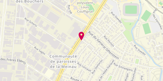 Plan de Layya Coiffure, 211 avenue de Colmar, 67100 Strasbourg