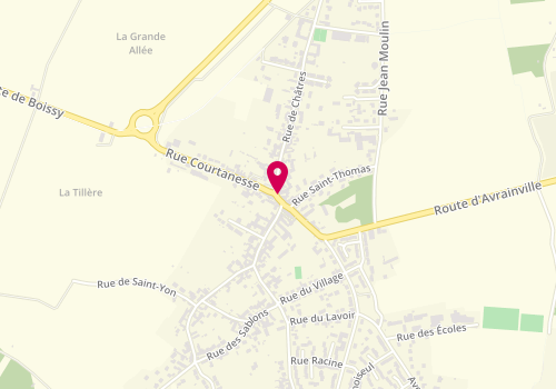 Plan de Déliz Coiffure, 5 Place Charles de Gaulle, 91790 Boissy-sous-Saint-Yon