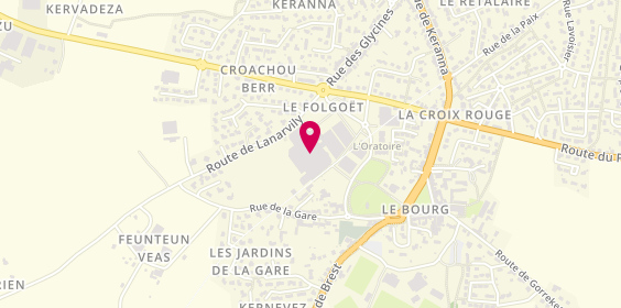 Plan de Ecohom, Route de Lanarvily C.cial E.leclerc, 29260 Le Folgoët