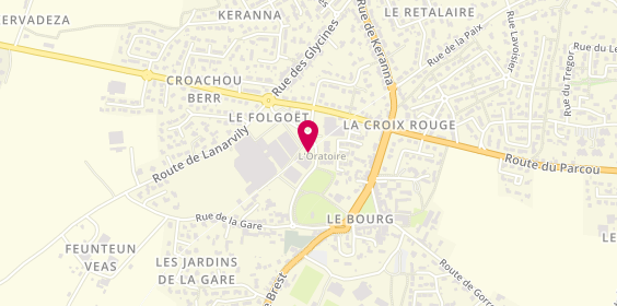 Plan de Coiff & Co, 269 Rue de l'Oratoire, 29260 Le Folgoët