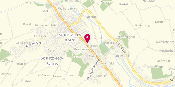 Plan de Tizio Coiffure, 25 Rue de Molsheim, 67120 Soultz-les-Bains