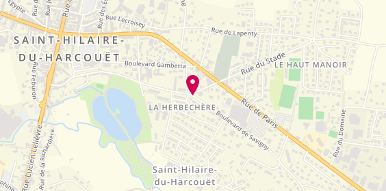 Plan de Florence Coiffure A Domicile, 11 Rue Croix Chicot, 50600 Saint-Hilaire-du-Harcouët