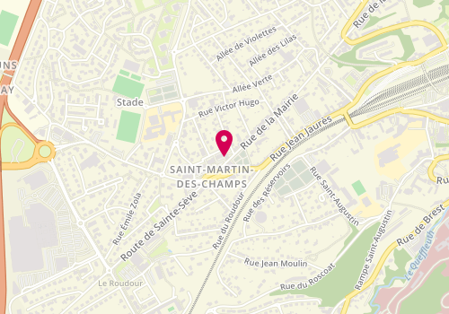Plan de Variation Coiffure, Résidence Îlot
Rue Pierre Curie, 29600 Saint-Martin-des-Champs
