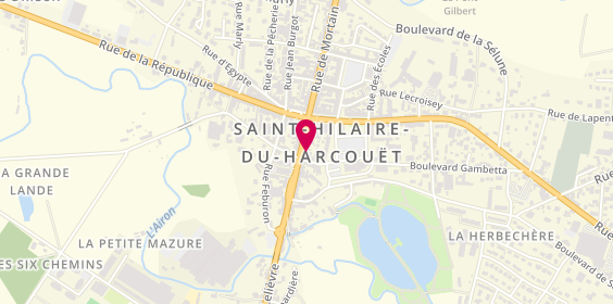 Plan de Coiffeur Epi'Tête, 39 Rue Waldeck Rousseau, 50600 Saint-Hilaire-du-Harcouët