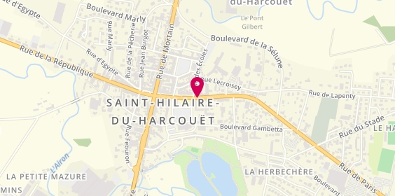 Plan de Studio Coiffure, 42 Rue de Paris, 50600 Saint-Hilaire-du-Harcouët