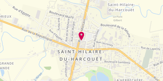 Plan de Salon Margerie, 8 Rue Pontas, 50600 Saint-Hilaire-du-Harcouët