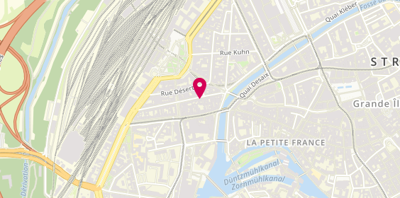 Plan de Infinitif Coiffure, 9 Rue de la Course, 67000 Strasbourg