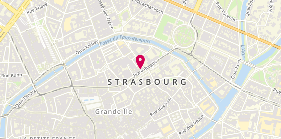 Plan de Luis Kraemer, 14 place Broglie, 67000 Strasbourg