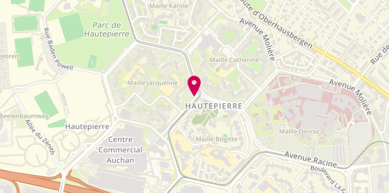 Plan de La Coiffure, Place André Maurois Centre Commercial de Hautepierre, 67200 Strasbourg
