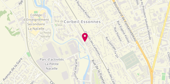 Plan de L'Atelier NSL, 77 Rue de la Papeterie, 91100 Corbeil-Essonnes