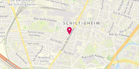 Plan de Christen Conti, 33 Route de Bischwiller, 67300 Schiltigheim