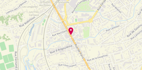 Plan de Nf Coiffure, 27 Rue de Paris, 91100 Corbeil-Essonnes