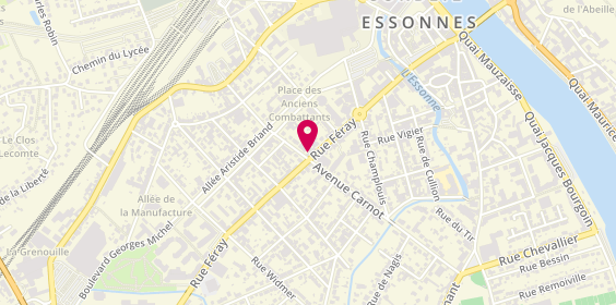 Plan de FSA Beauty, 40 Rue Feray, 91100 Corbeil-Essonnes