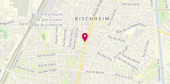 Plan de Amigo Style Coiffure, 15 Route de Bischwiller, 67800 Bischheim