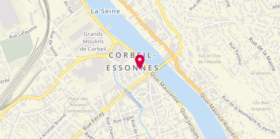 Plan de Barber Shop Coiffure, 7 Rue Notre Dame, 91100 Corbeil-Essonnes