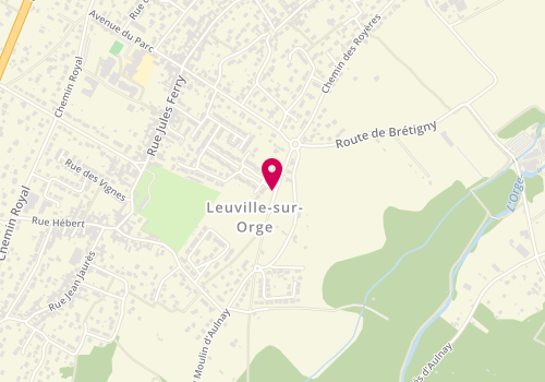 Plan de DOSSOT Séverine, 30 Rue des Vignes, 91310 Leuville-sur-Orge