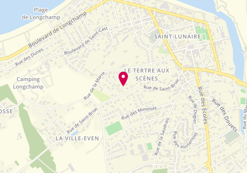 Plan de Kedo Coiffure, 488 Rue Saint Briac, 35800 Saint-Lunaire