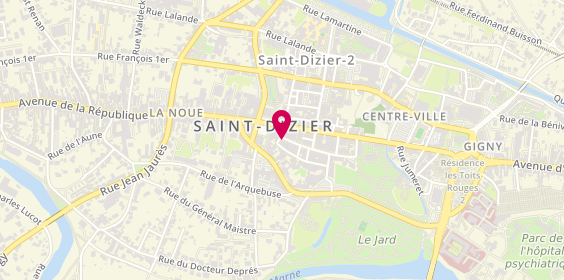 Plan de Capilia, 8 Rue du Dr Mougeot, 52100 Saint-Dizier