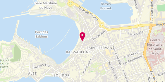 Plan de Claire Montier, 44 Rue Dauphine, 35400 Saint-Malo