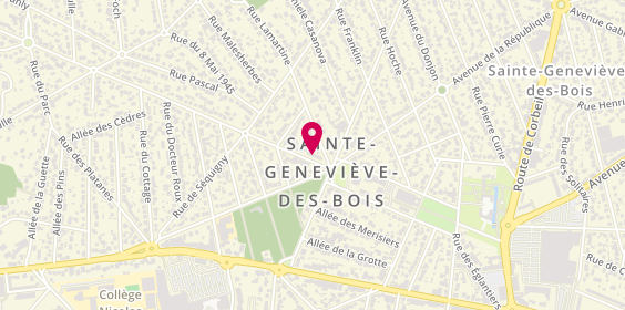 Plan de Céline coiffure, 197 avenue du Président Salvador Allende, 91700 Sainte-Geneviève-des-Bois