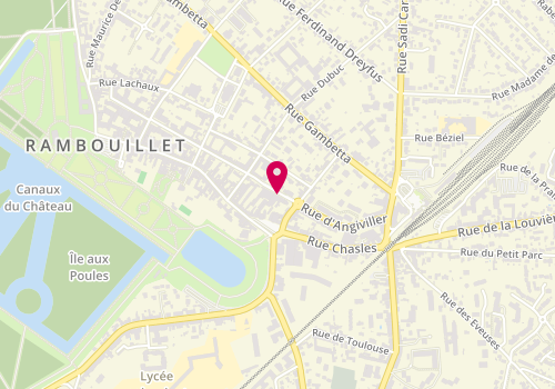 Plan de Emmanuelle Coiffure, 54 Rue Angiviller, 78120 Rambouillet