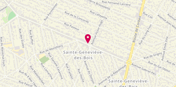 Plan de Triangle Coiffure, 197 avenue Gabriel Péri, 91700 Sainte-Geneviève-des-Bois