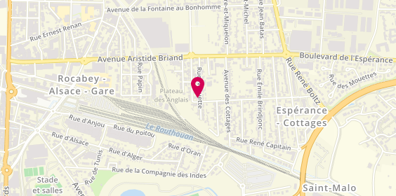 Plan de CORBEL Alain, 18 Rue Noguette, 35400 Saint-Malo