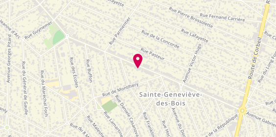 Plan de Franck Provost, 122 avenue Gabriel Péri, 91700 Sainte-Geneviève-des-Bois