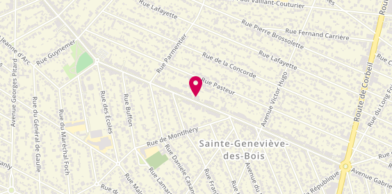 Plan de Martine Coiffure, 149 avenue Gabriel Péri, 91700 Sainte-Geneviève-des-Bois