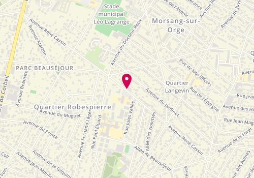 Plan de Laelia Coiffure, 49 Avenue Rene Cassin, 91390 Morsang-sur-Orge