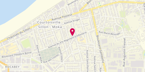 Plan de Secret de Coiffure, 55 avenue du 47e Régiment Infanterie, 35400 Saint-Malo
