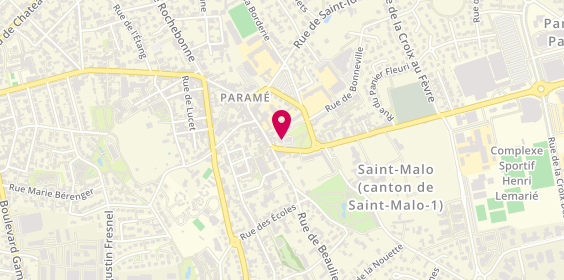Plan de Vanessa Coiffure, 12 Rue Brouassin, 35400 Saint-Malo